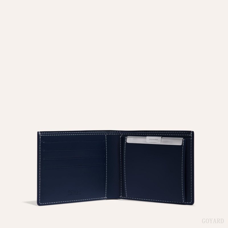 Navy Blue Goyard SAINT-FLORENTIN WALLET | WWYR2680