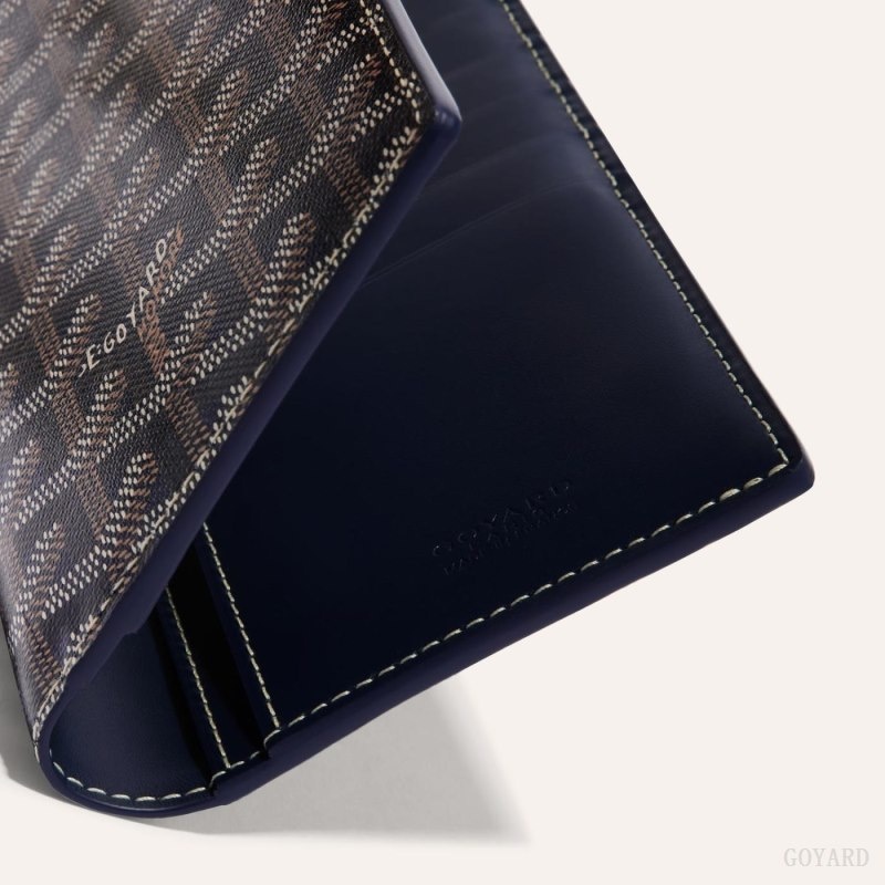 Navy Blue Goyard SAINT-ROCH WALLET | VTGT7998