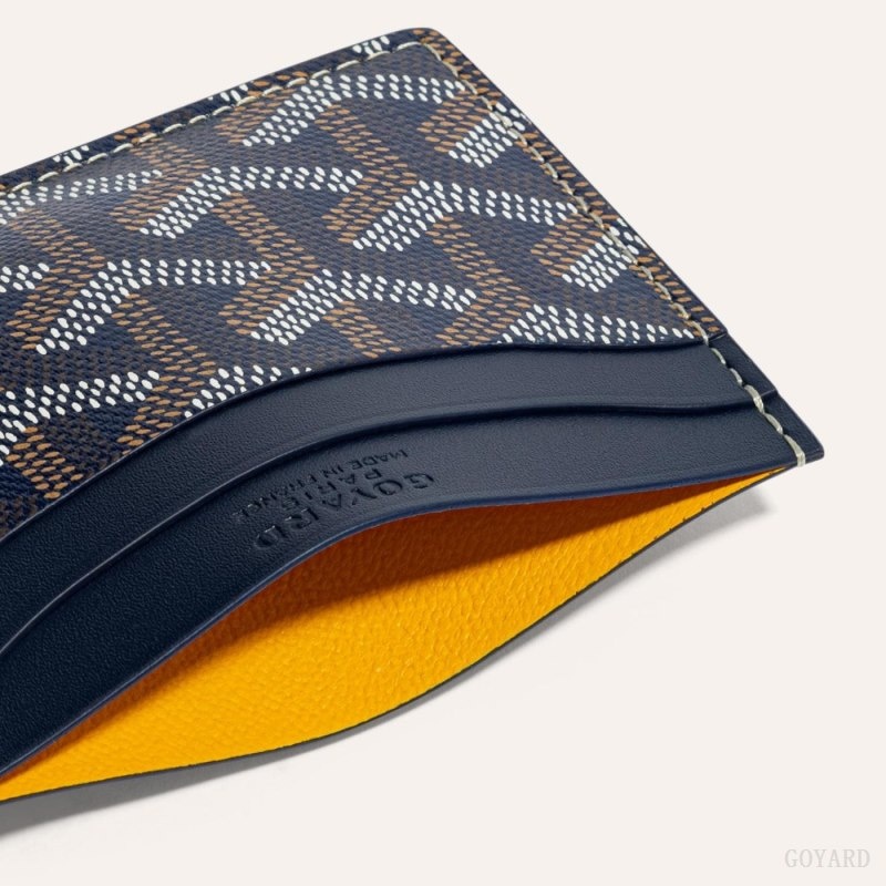 Navy Blue Goyard SAINT-SULPICE CARD WALLET | TBLQ7610