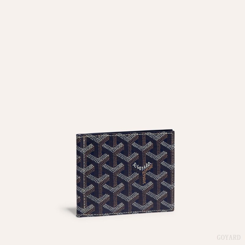 Navy Blue Goyard SAINT-THOMAS BILL FOLD | SIXR4518