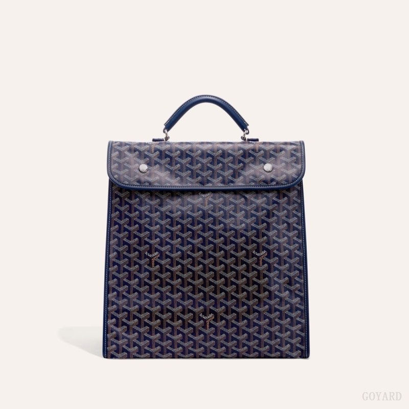 Navy Blue Goyard SAINT LEGER BACKPACK | KLXP1368