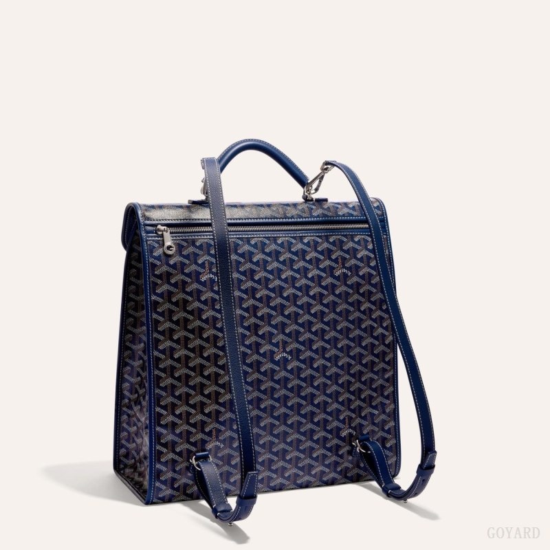 Navy Blue Goyard SAINT LEGER BACKPACK | KLXP1368