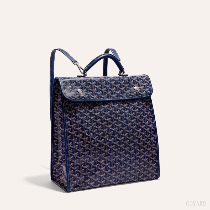 Navy Blue Goyard SAINT LEGER BACKPACK | KLXP1368