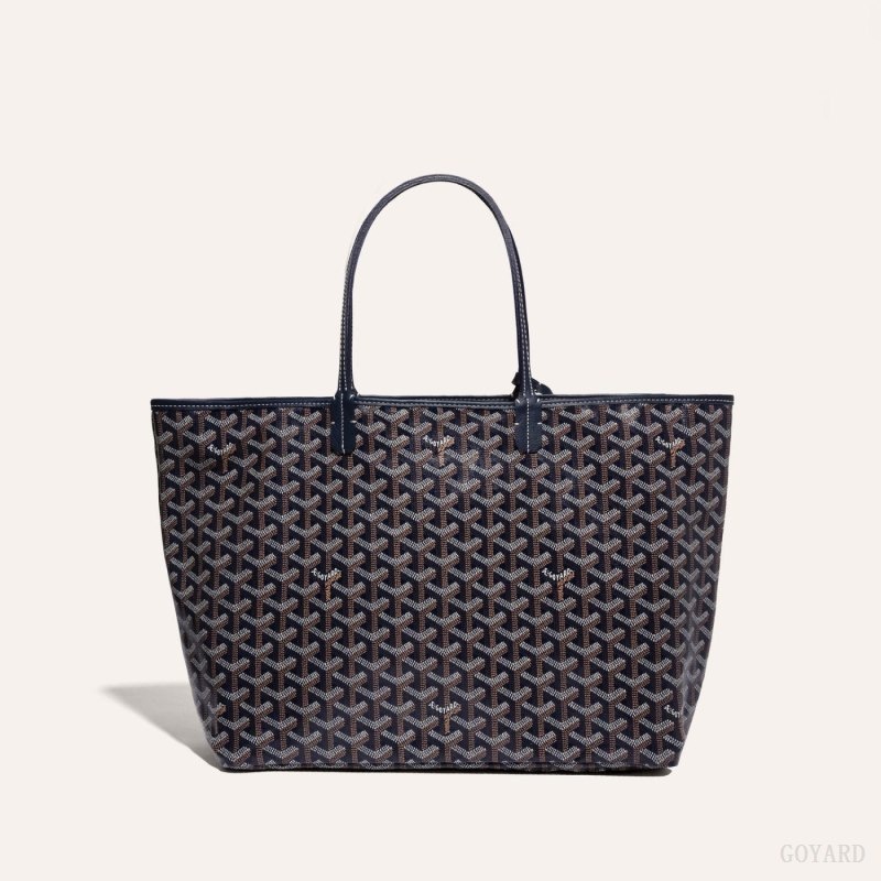 Navy Blue Goyard SAINT LOUIS PM BAG | VLSA1907