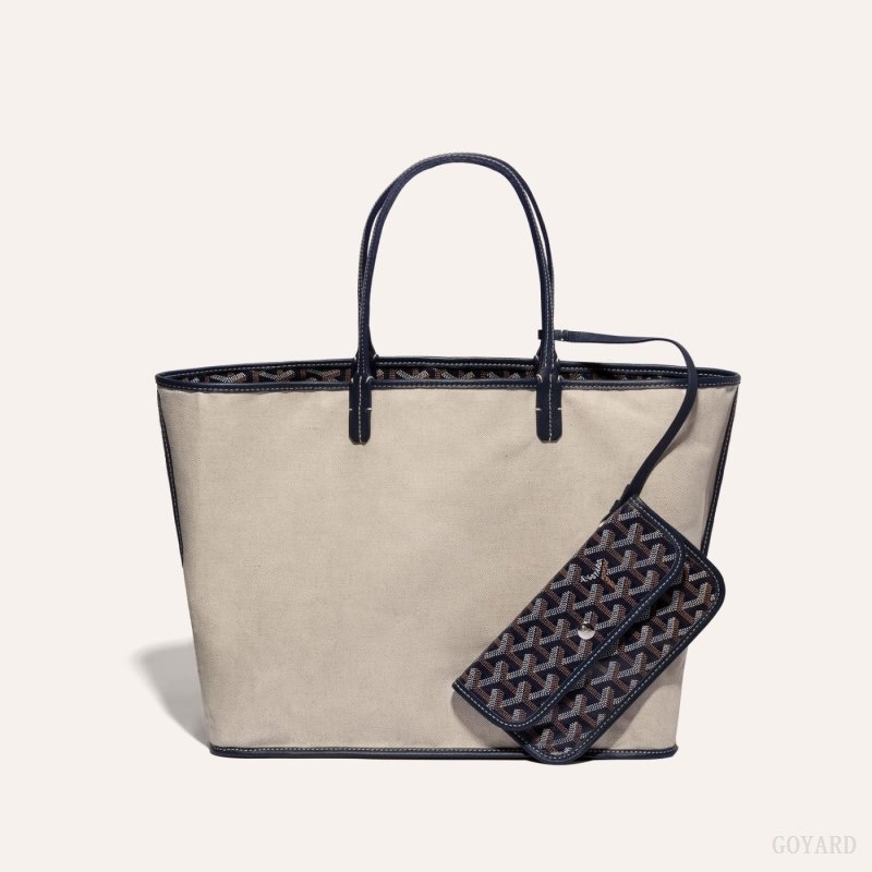 Navy Blue Goyard SAINT LOUIS PM BAG | VLSA1907