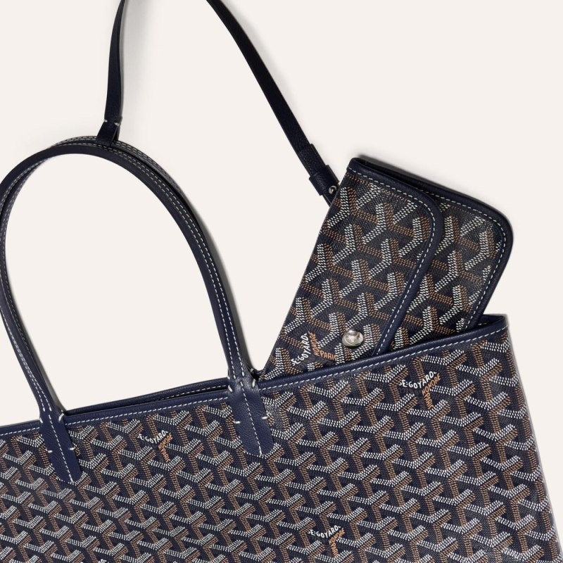 Navy Blue Goyard SAINT LOUIS PM BAG | VLSA1907