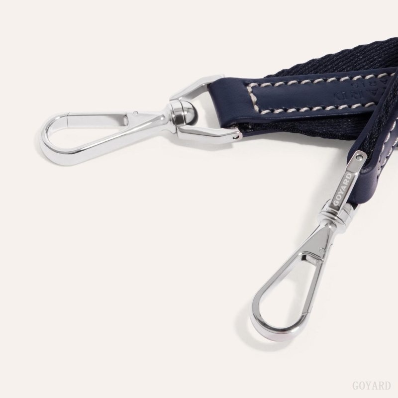 Navy Blue Goyard SANGLE PM STRAP | JKRL3663