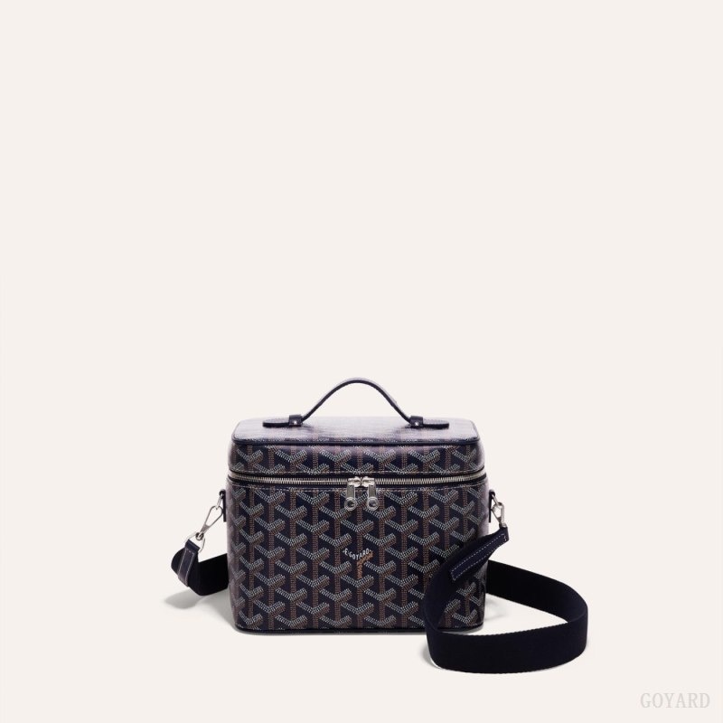 Navy Blue Goyard SANGLE PM STRAP | JKRL3663