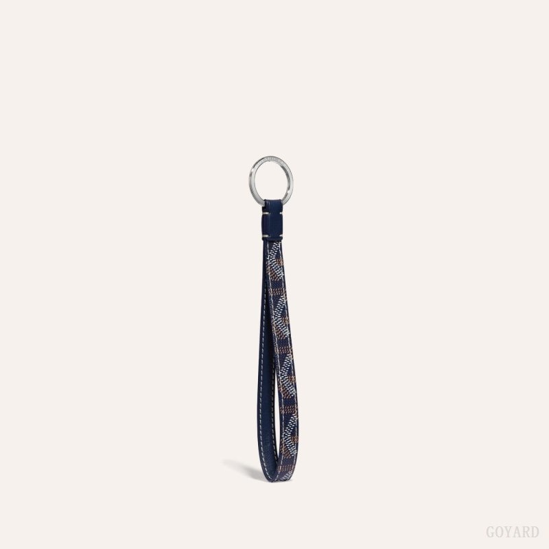 Navy Blue Goyard SESAME KEY RING | QEVU3784