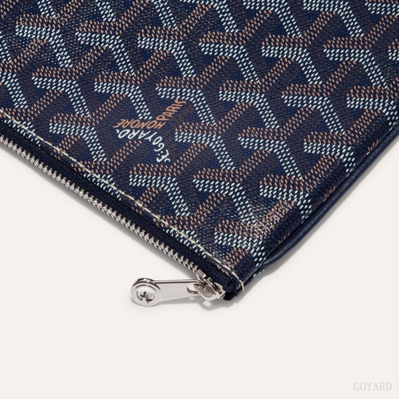 Navy Blue Goyard SÉNAT MM POCKET | NFWU7204