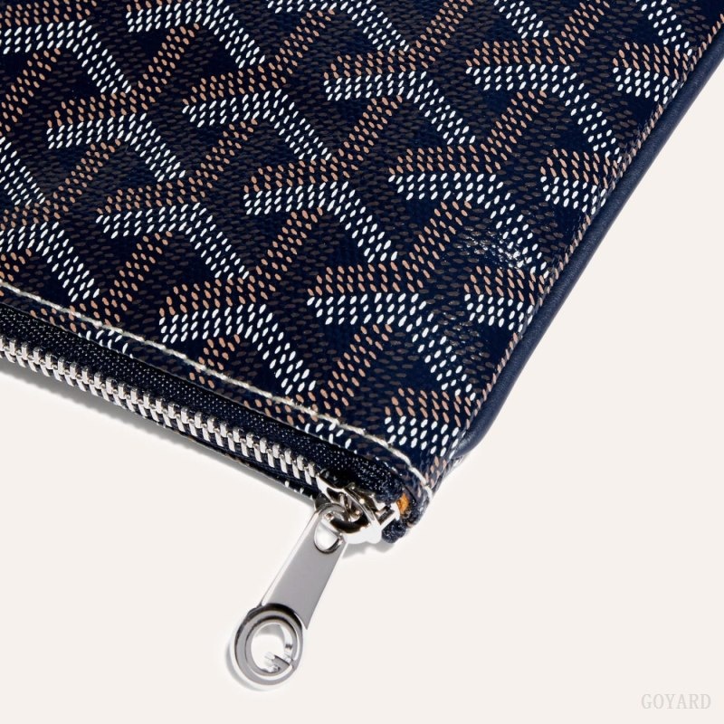 Navy Blue Goyard SÉNAT PM POCKET | KRJJ9111