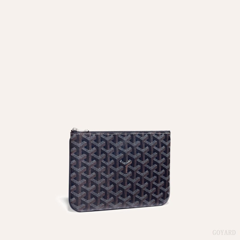 Navy Blue Goyard SÉNAT PM POCKET | KRJJ9111