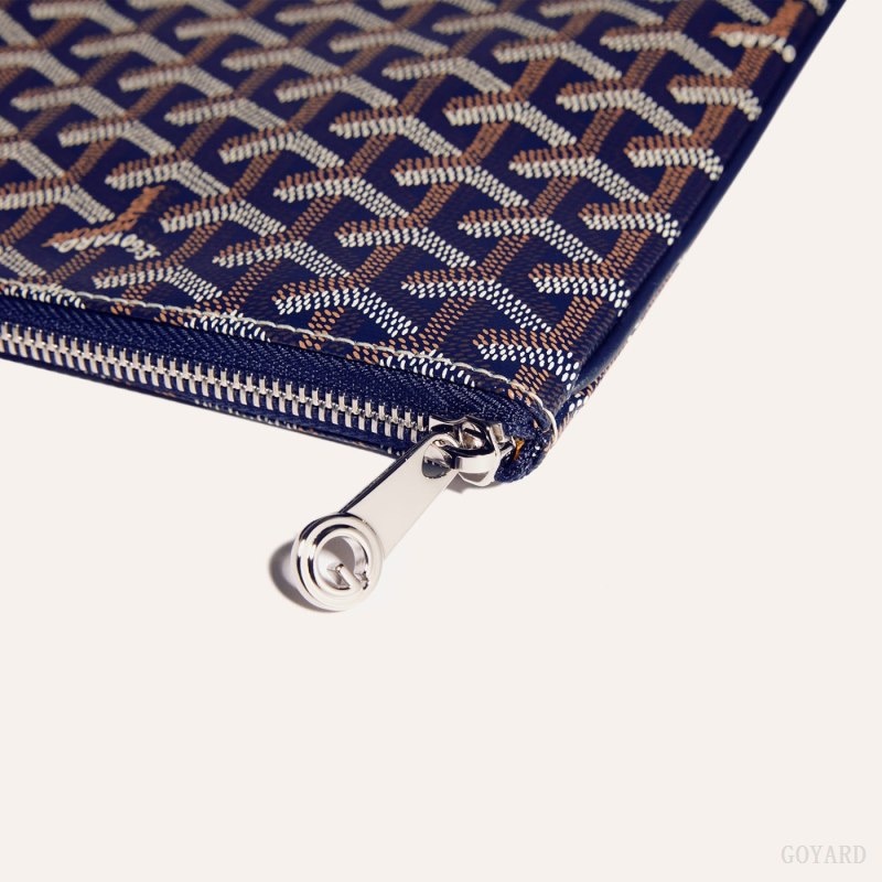 Navy Blue Goyard Sénat MGM Pouch | AWPN7099