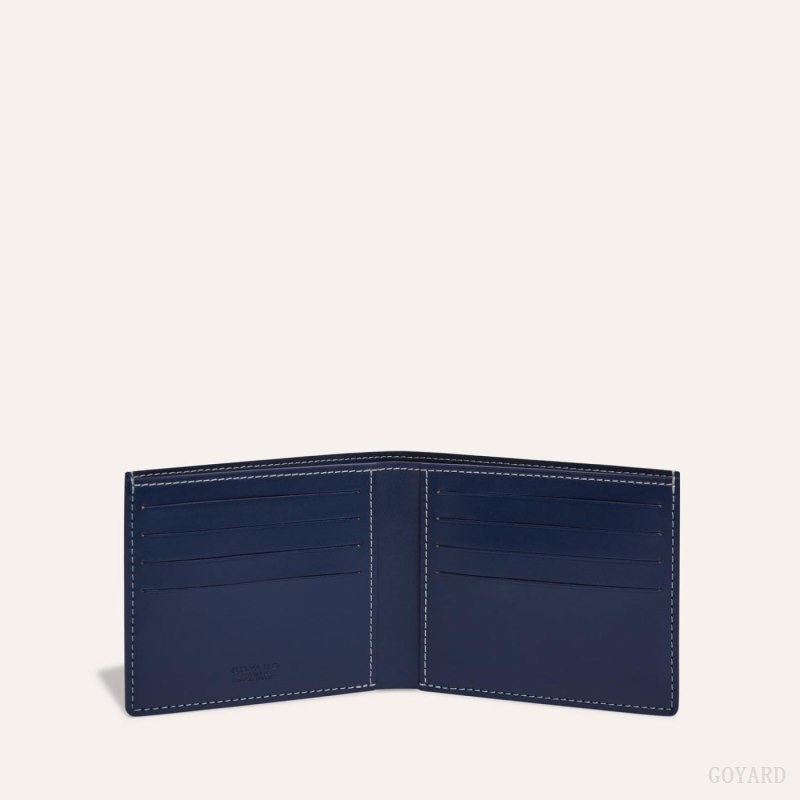 Navy Blue Goyard VICTOIRE WALLET | WXFU5156