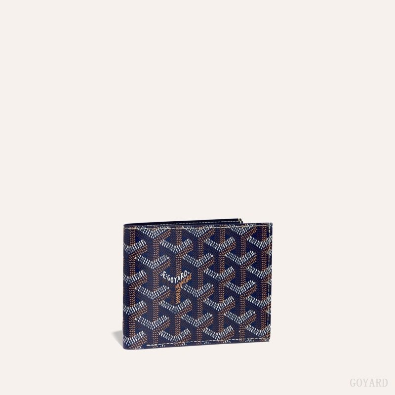 Navy Blue Goyard VICTOIRE WALLET | WXFU5156