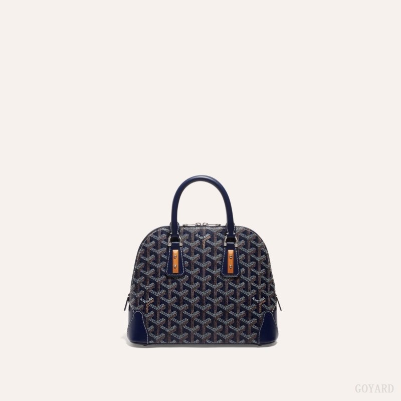 Navy Blue Goyard Vendôme Mini Bag | ZCNW2236