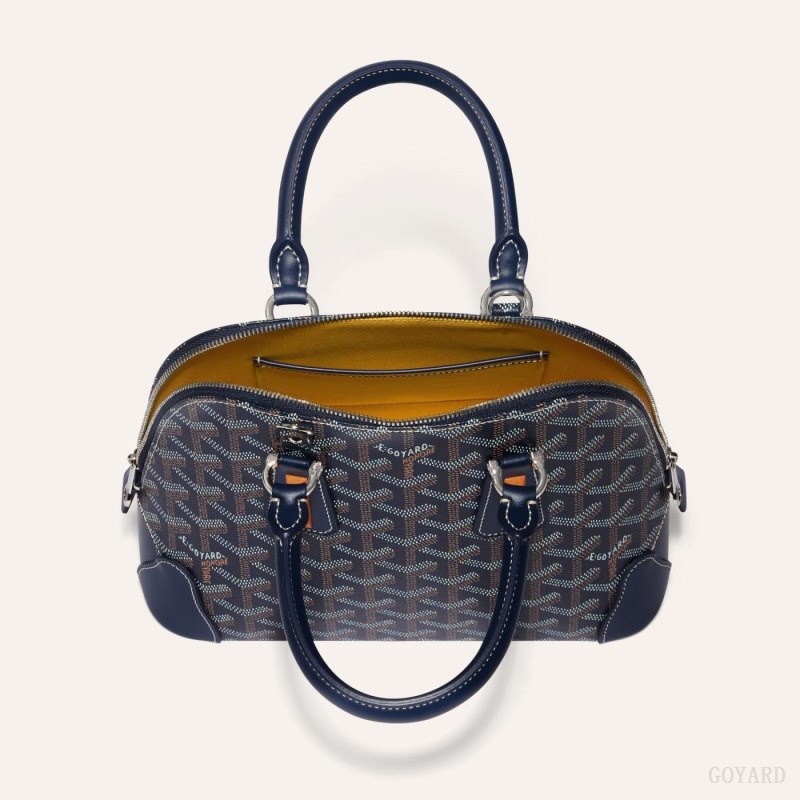 Navy Blue Goyard Vendôme Mini Bag | ZCNW2236