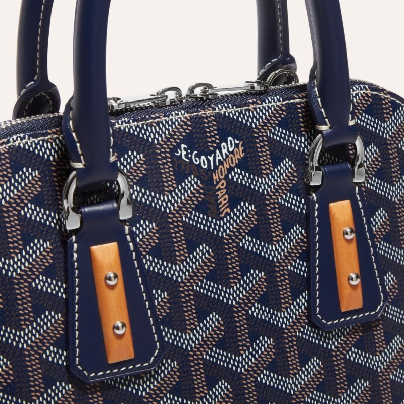 Navy Blue Goyard Vendôme Mini Bag | ZCNW2236