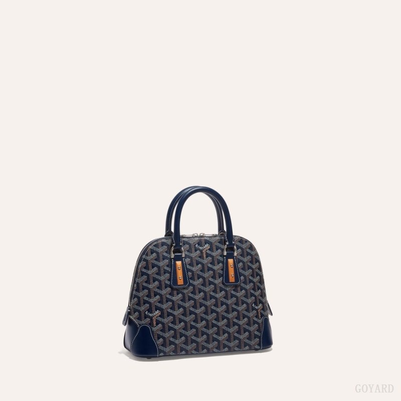 Navy Blue Goyard Vendôme Mini Bag | ZCNW2236