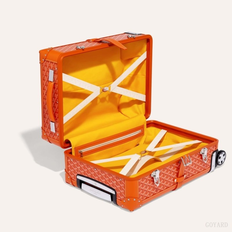 Orange Goyard BOURGET PM TROLLEY CASE | EWJK5721