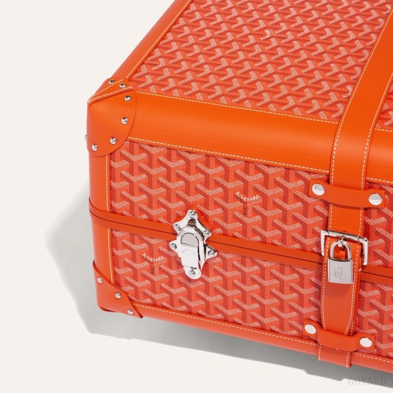 Orange Goyard BOURGET PM TROLLEY CASE | EWJK5721