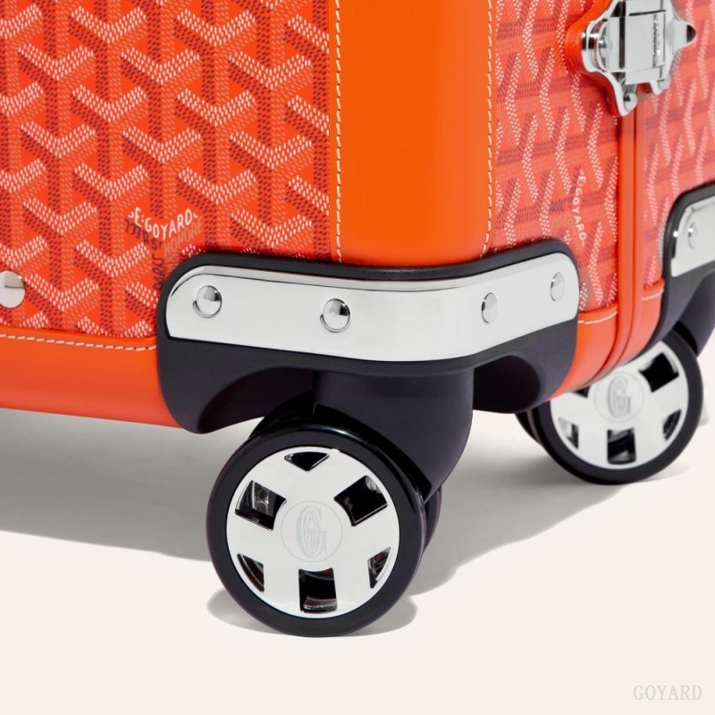 Orange Goyard BOURGET PM TROLLEY CASE | EWJK5721