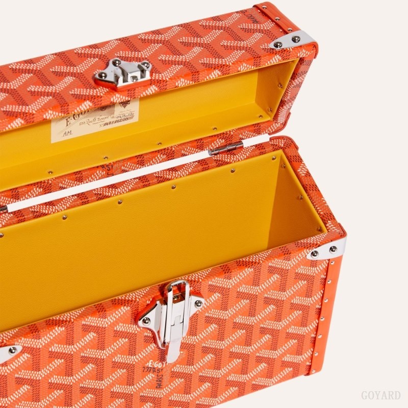 Orange Goyard Cassette Trunk Bag | OAND4707