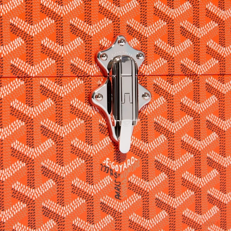 Orange Goyard Cassette Trunk Bag | OAND4707