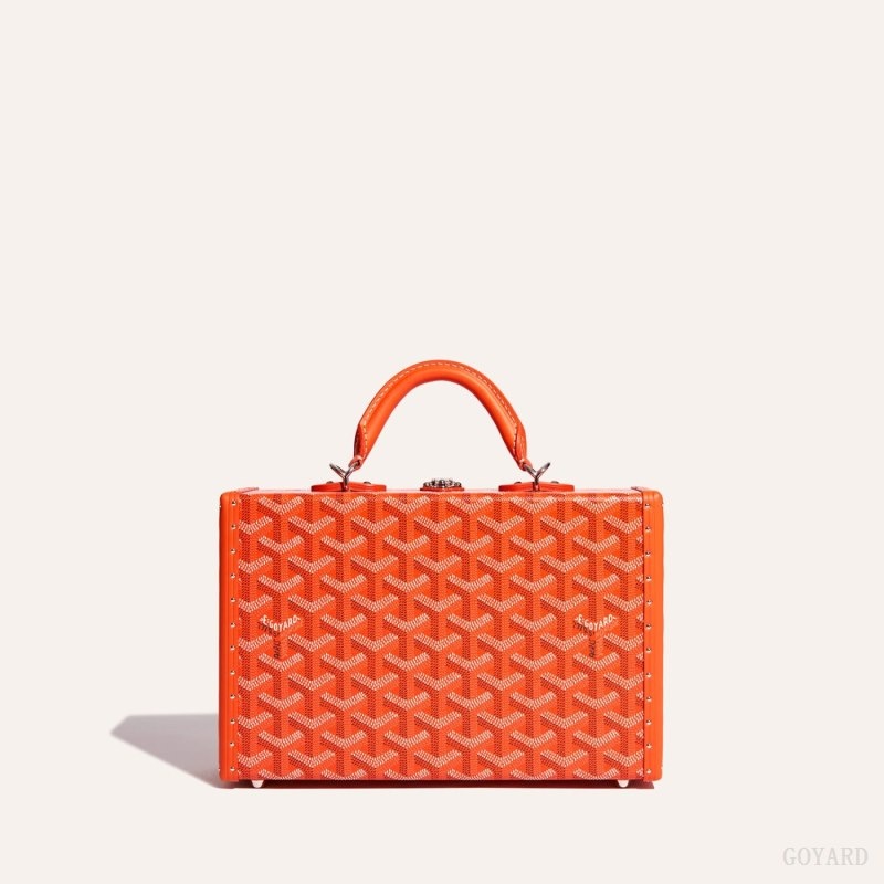 Orange Goyard Grand Hôtel Trunk Bag | LZSG8846