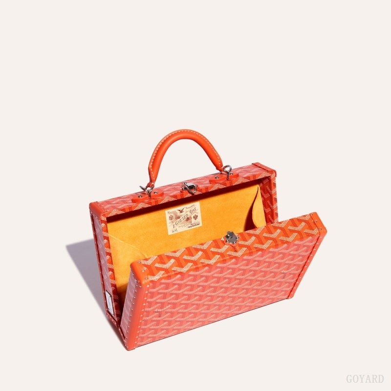 Orange Goyard Grand Hôtel Trunk Bag | LZSG8846