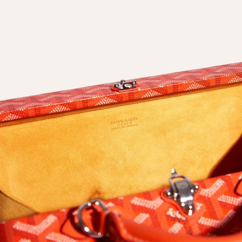 Orange Goyard Grand Hôtel Trunk Bag | LZSG8846