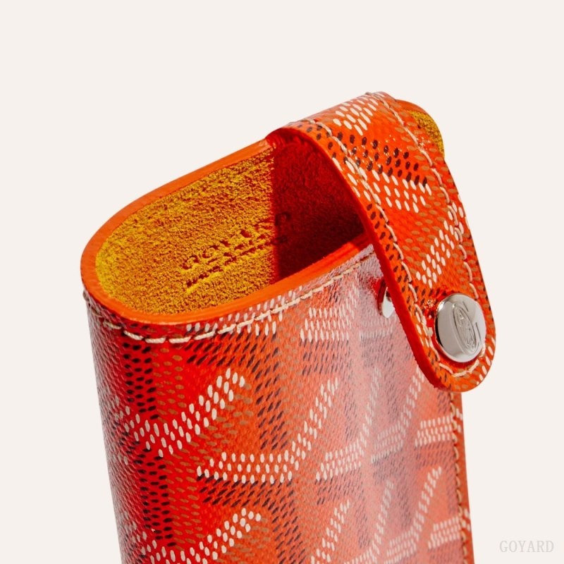 Orange Goyard MONTMARTRE PM GLASSES CASE | JGJY1680