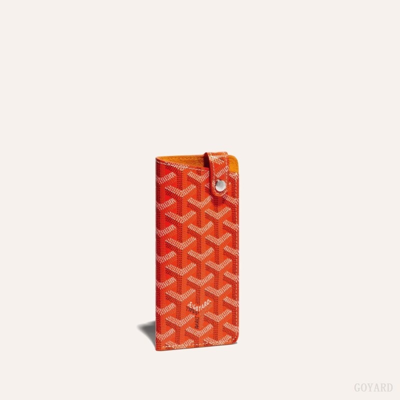 Orange Goyard MONTMARTRE PM GLASSES CASE | JGJY1680