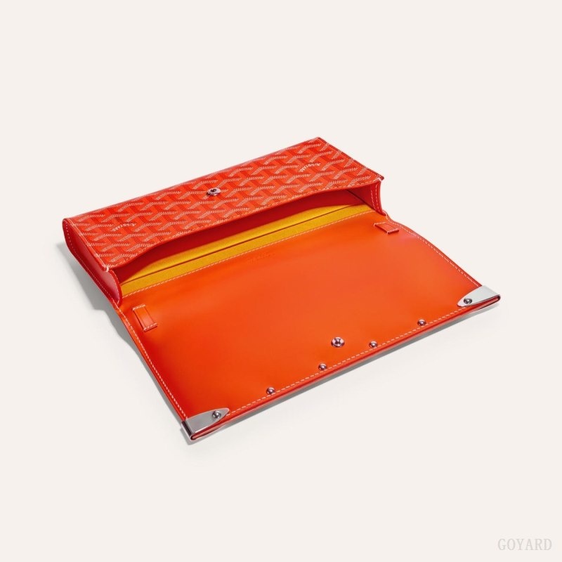 Orange Goyard Monte-Carlo PM Clutch | OFTQ4498