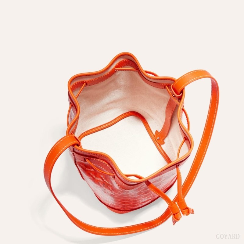 Orange Goyard PETIT FLOT BUCKET BAG | MEPT4548