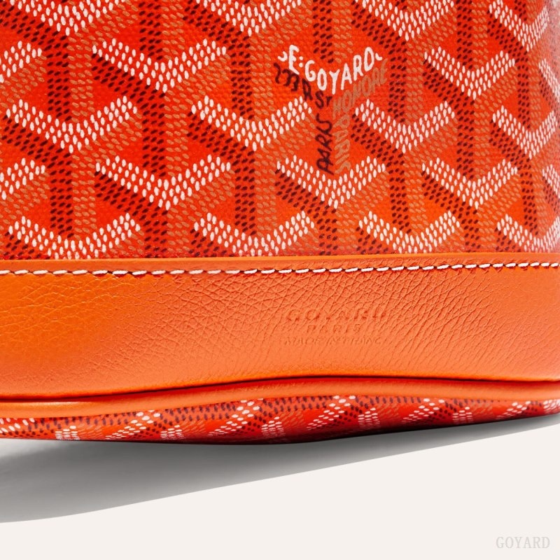 Orange Goyard PETIT FLOT BUCKET BAG | MEPT4548