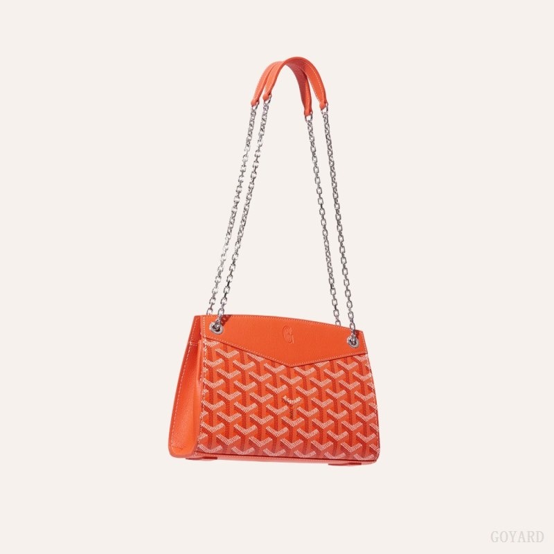 Orange Goyard Rouette Structuré Mini Bag | FQJC5453