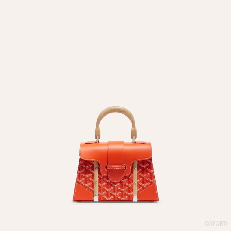 Orange Goyard SAÏGON STRUCTURE MINI BAG | WLGA9410