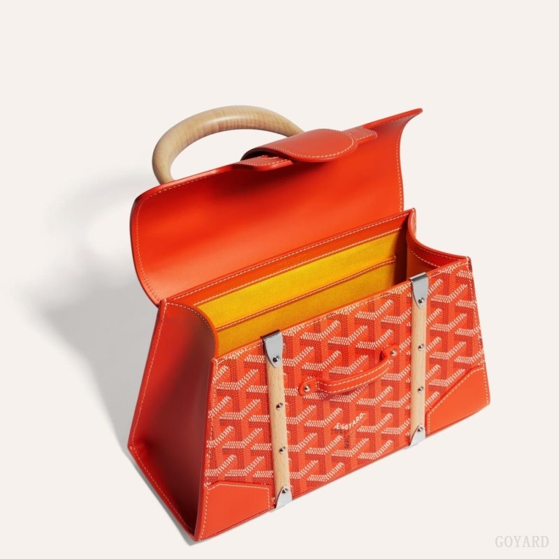 Orange Goyard SAÏGON STRUCTURE MINI BAG | WLGA9410