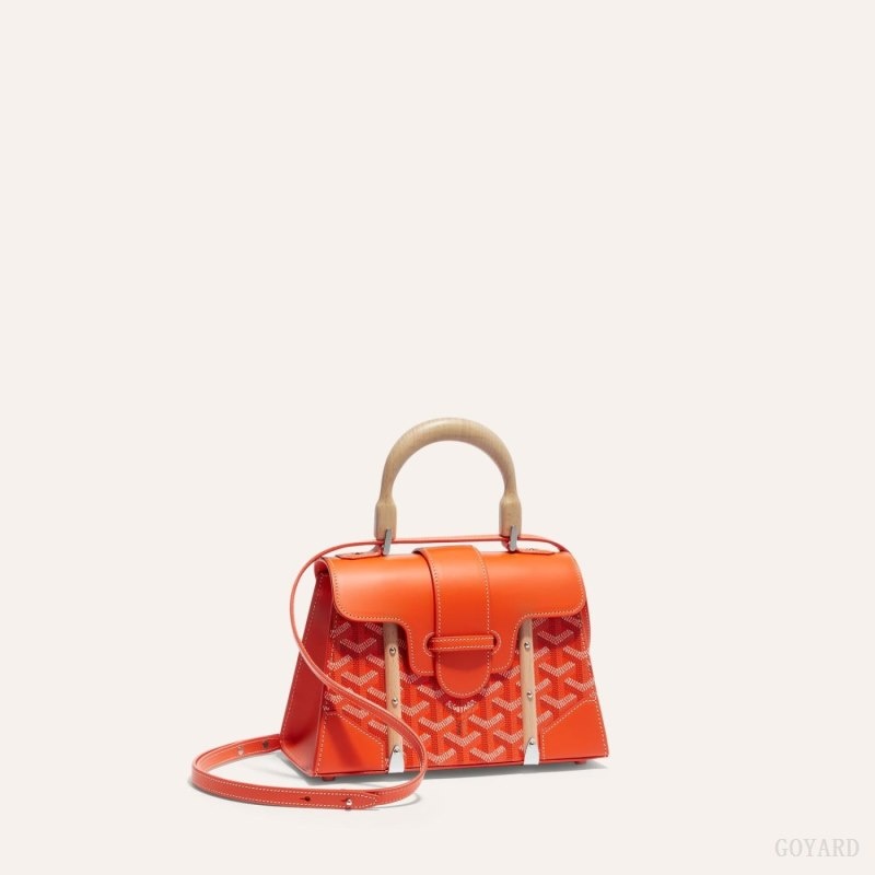 Orange Goyard SAÏGON STRUCTURE MINI BAG | WLGA9410