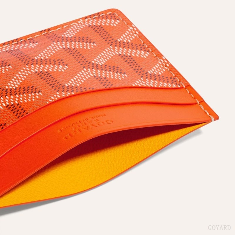 Orange Goyard SAINT-SULPICE CARD WALLET | QGRA1685