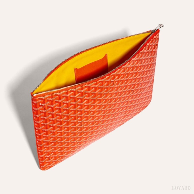 Orange Goyard SENAT GM DOCUMENT CASE | FSEM6997