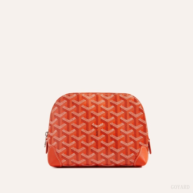 Orange Goyard Vendôme Cosmetic Pouch | FEDO5742