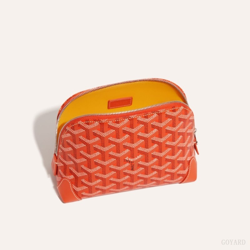 Orange Goyard Vendôme Cosmetic Pouch | FEDO5742