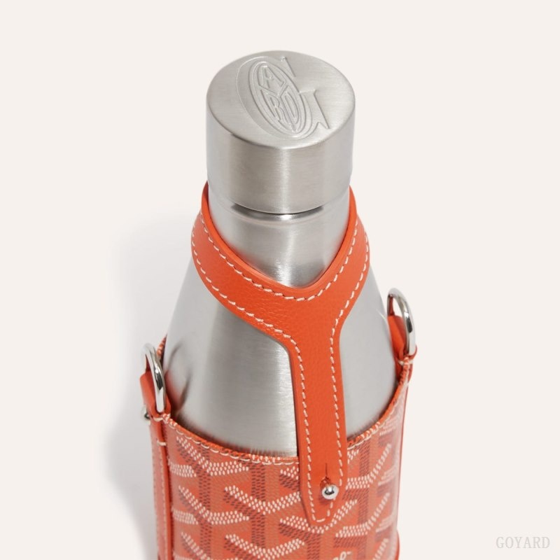 Orange Goyard Yonne PM Case & Flask | RGKK3023