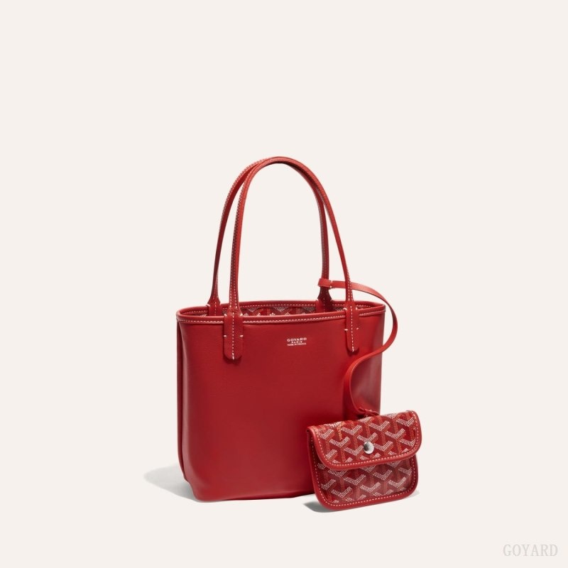 Red Goyard ANJOU MINI BAG | LZWU7261