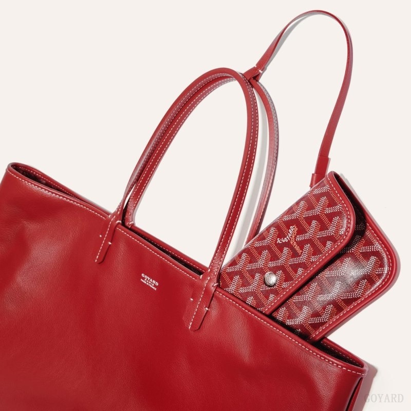 Red Goyard ANJOU PM BAG | CBQX9105