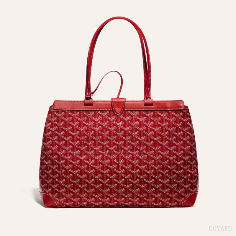 Red Goyard BELLECHASSE BIAUDE PM BAG | YKMI3359