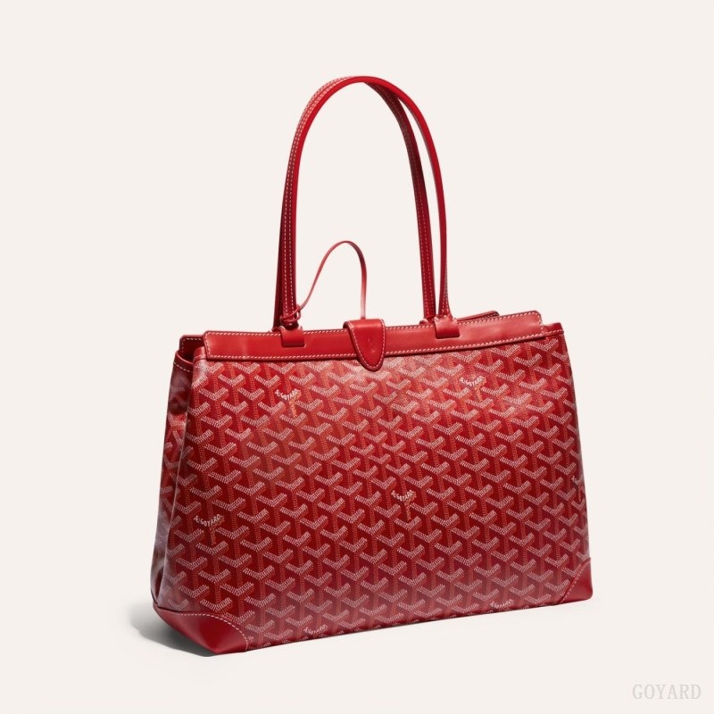 Red Goyard BELLECHASSE BIAUDE PM BAG | YKMI3359