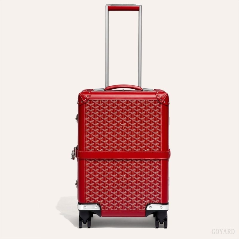 Red Goyard BOURGET PM TROLLEY CASE | YTNJ0589